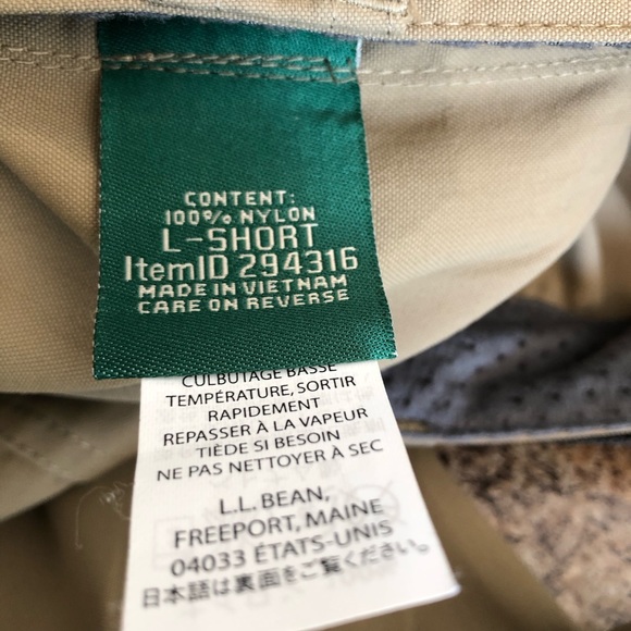L.L. Bean Men’s Zip-Leg Convertible Pants Sz Large Short - Picture 2 of 14